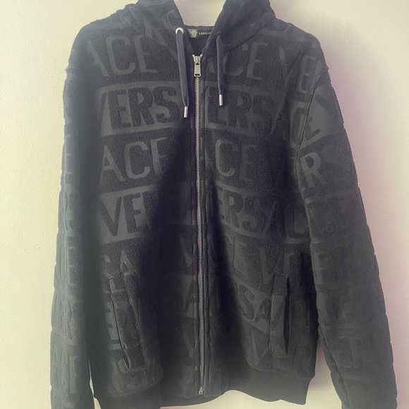 Versace zip-up hoodie